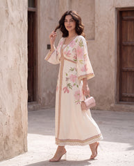 Floral Print Elegant Long Sleeve Dress