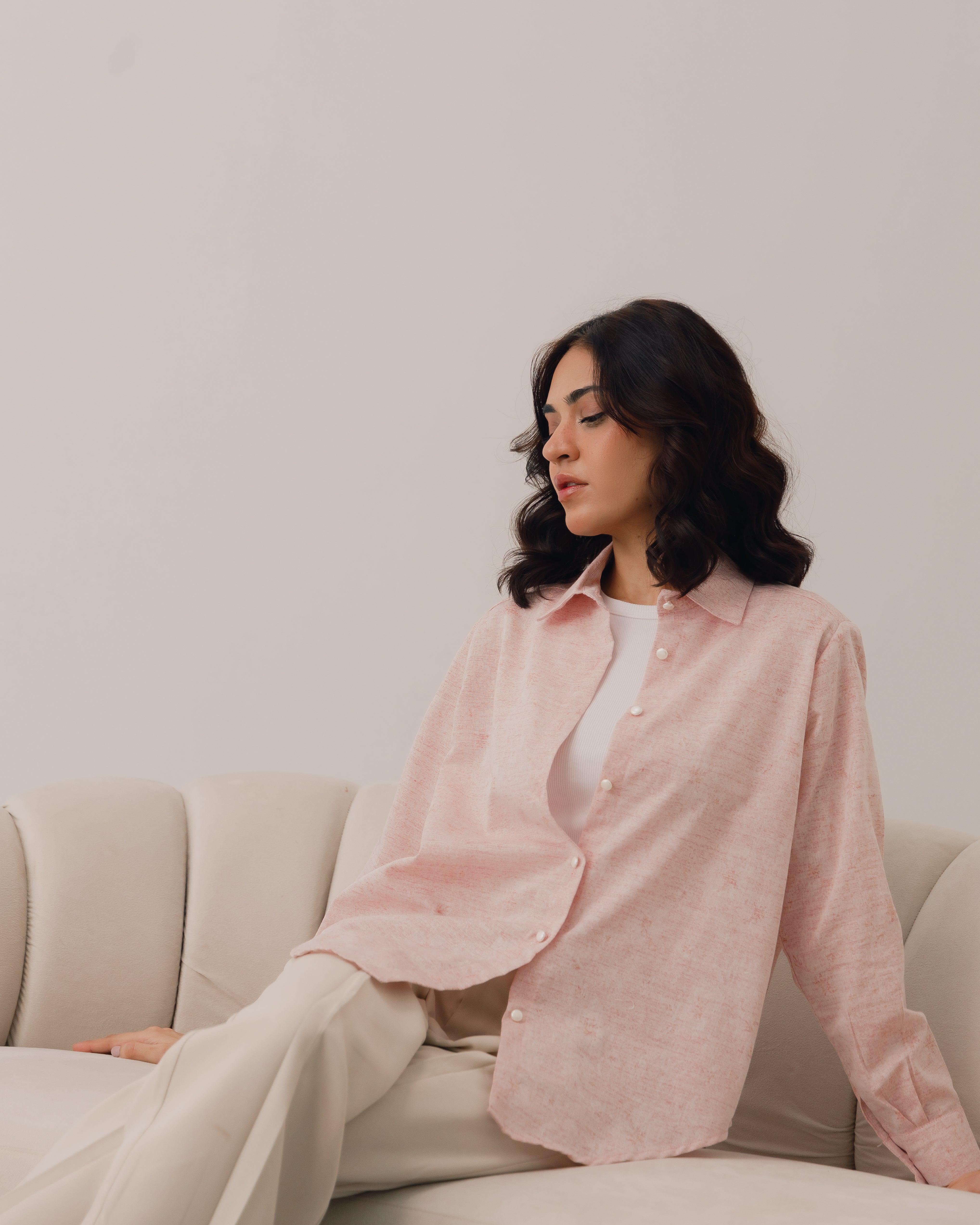 Blush Hour Relaxed Shirt