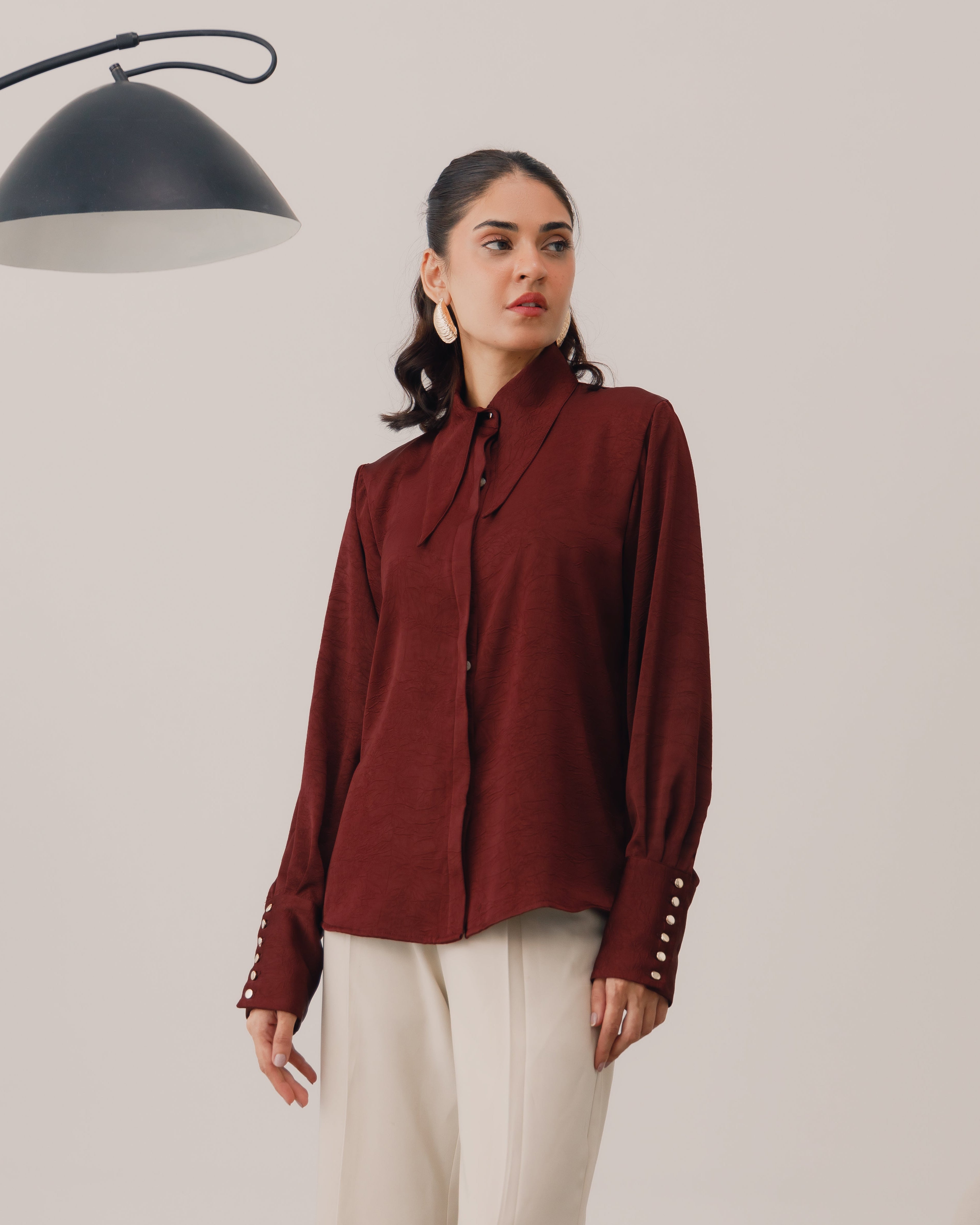 The Poise Lustre Blouse