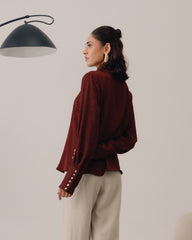 The Poise Lustre Blouse