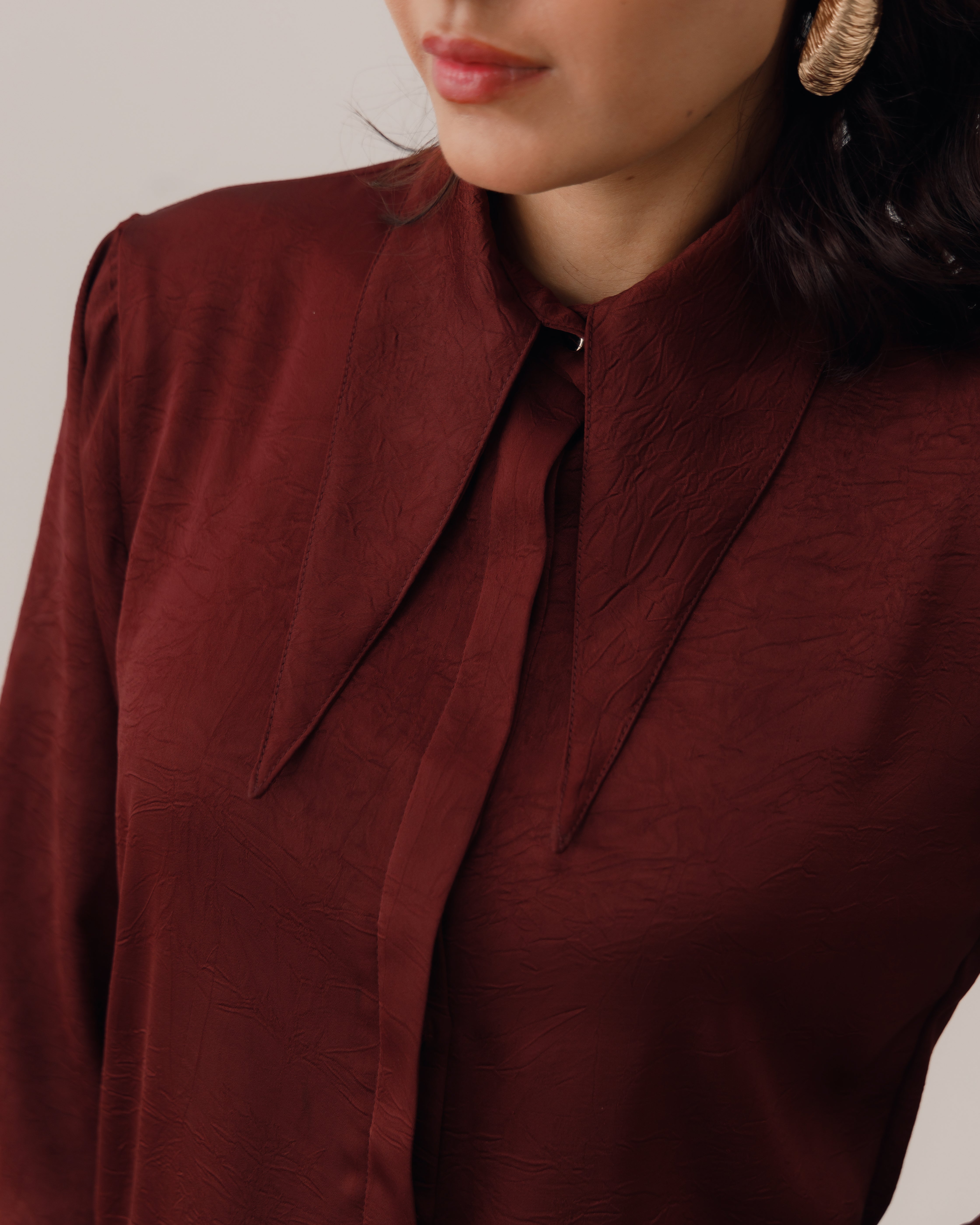 The Poise Lustre Blouse