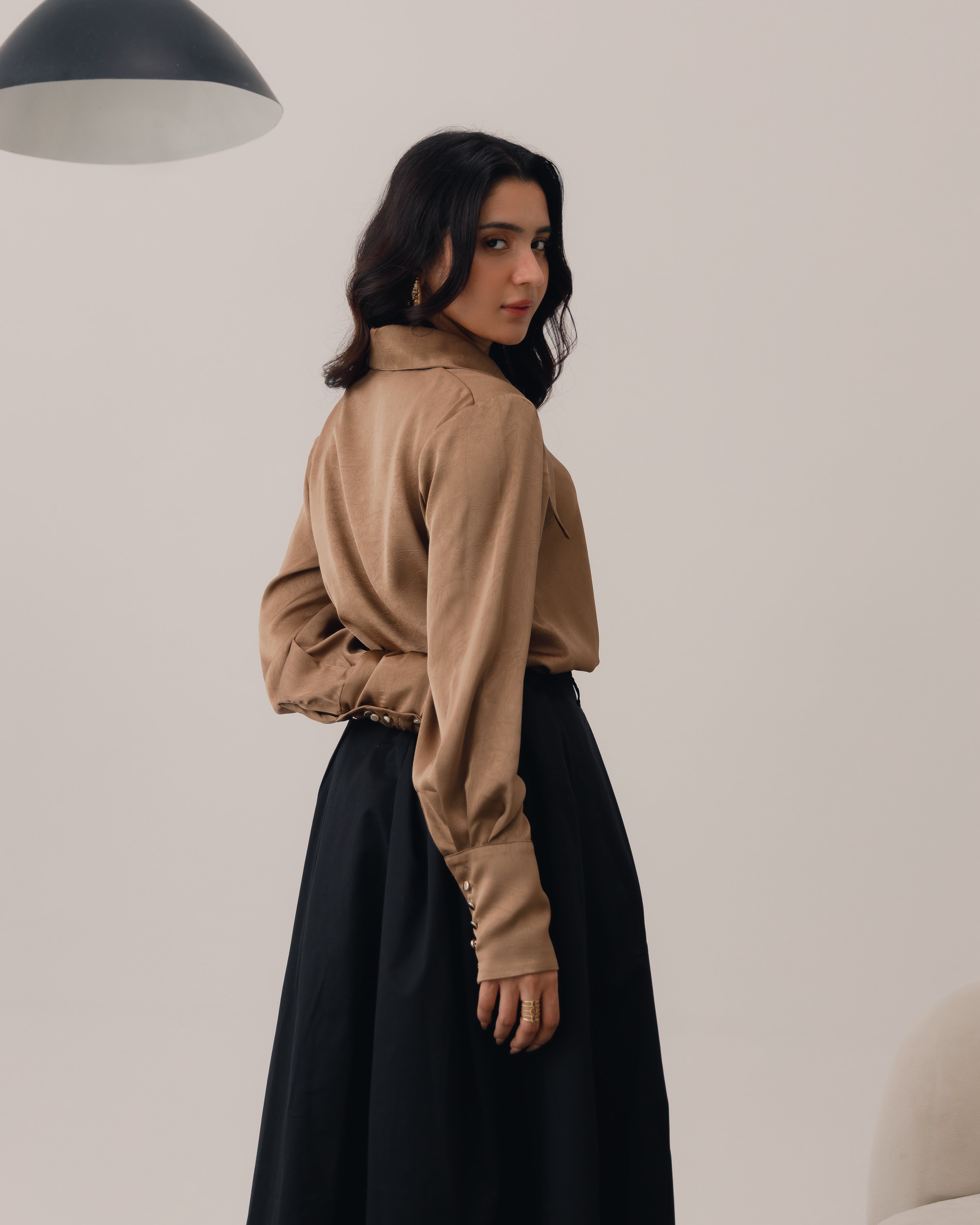 The Poise Lustre Blouse