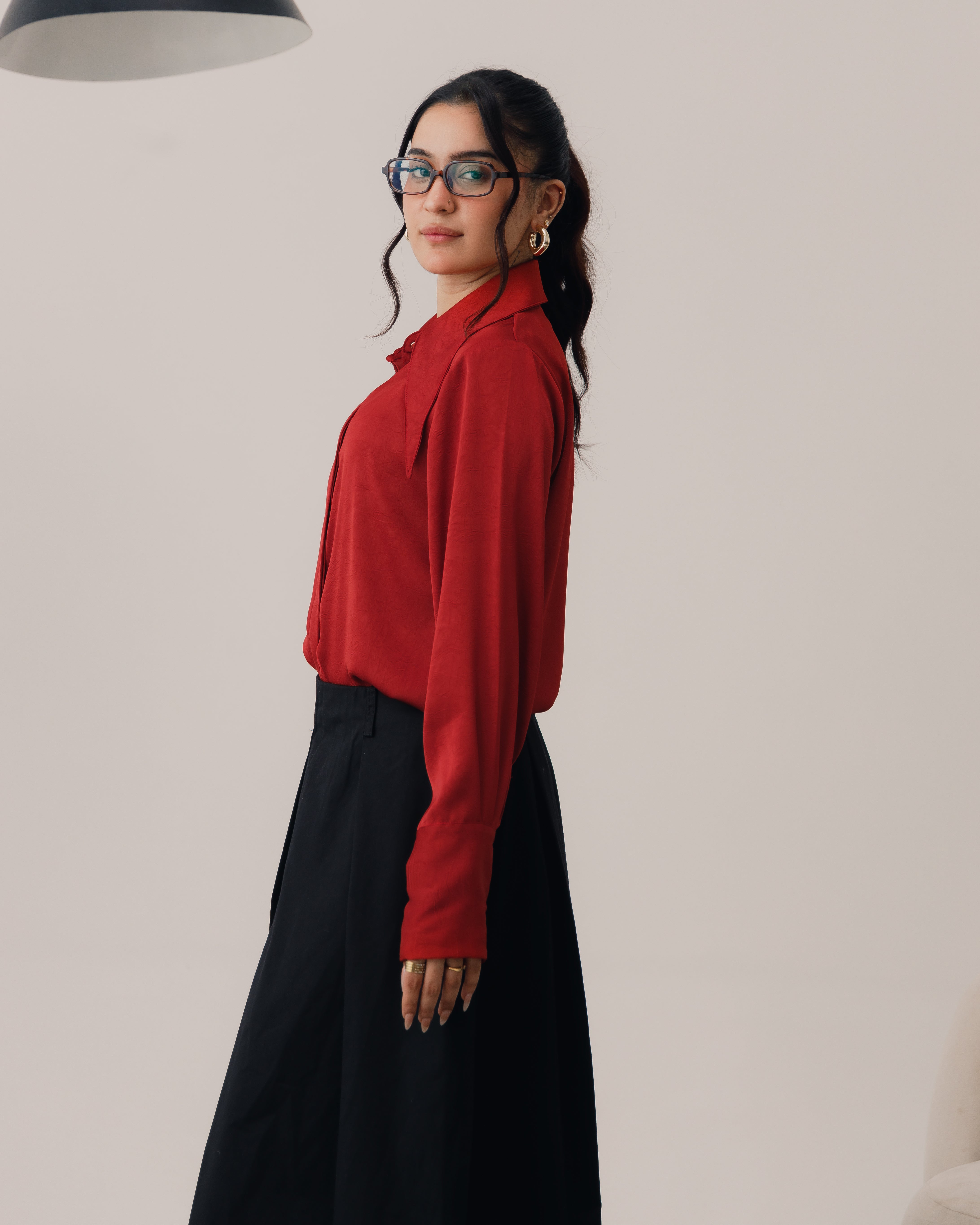 The Poise Lustre Blouse