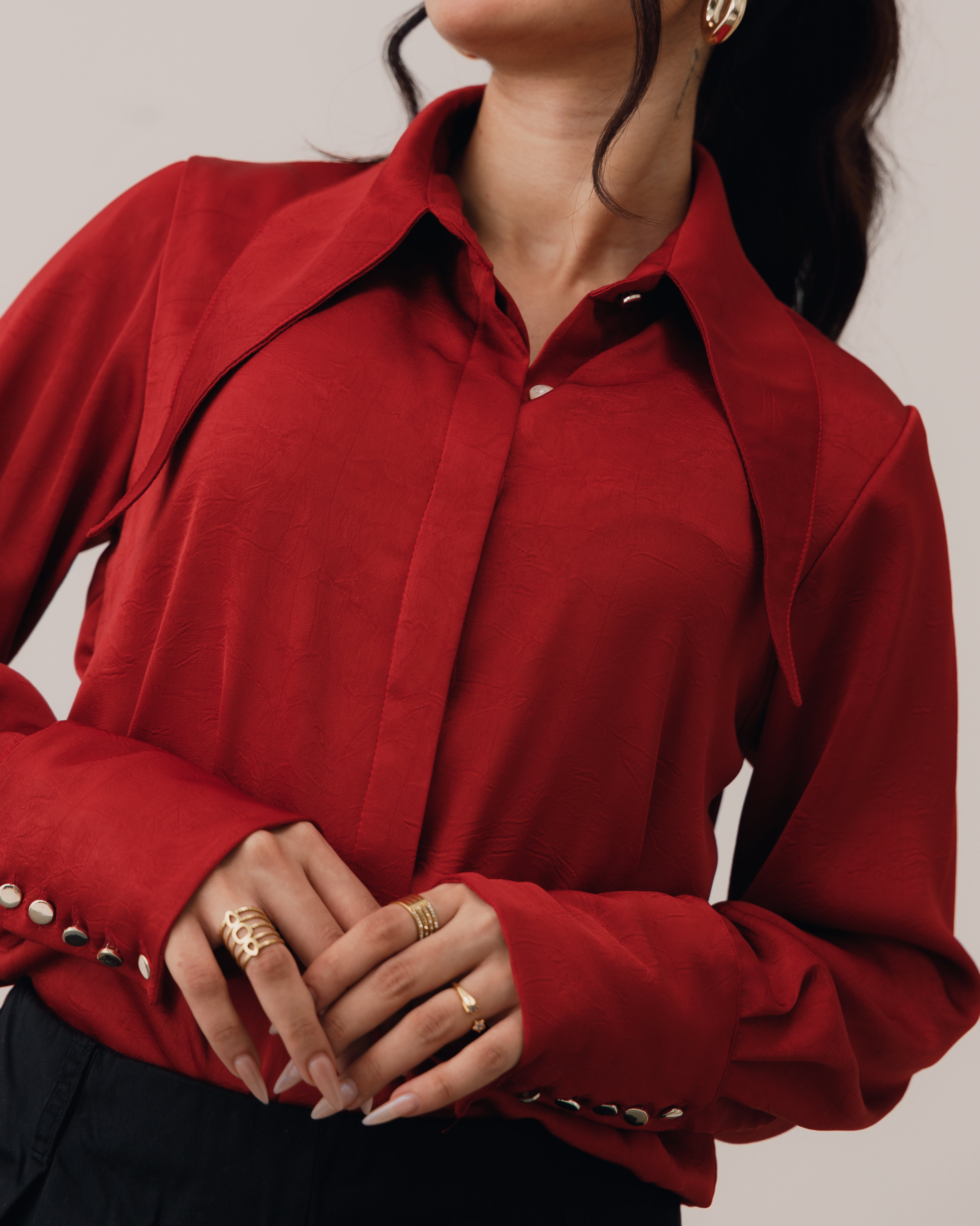 The Poise Lustre Blouse