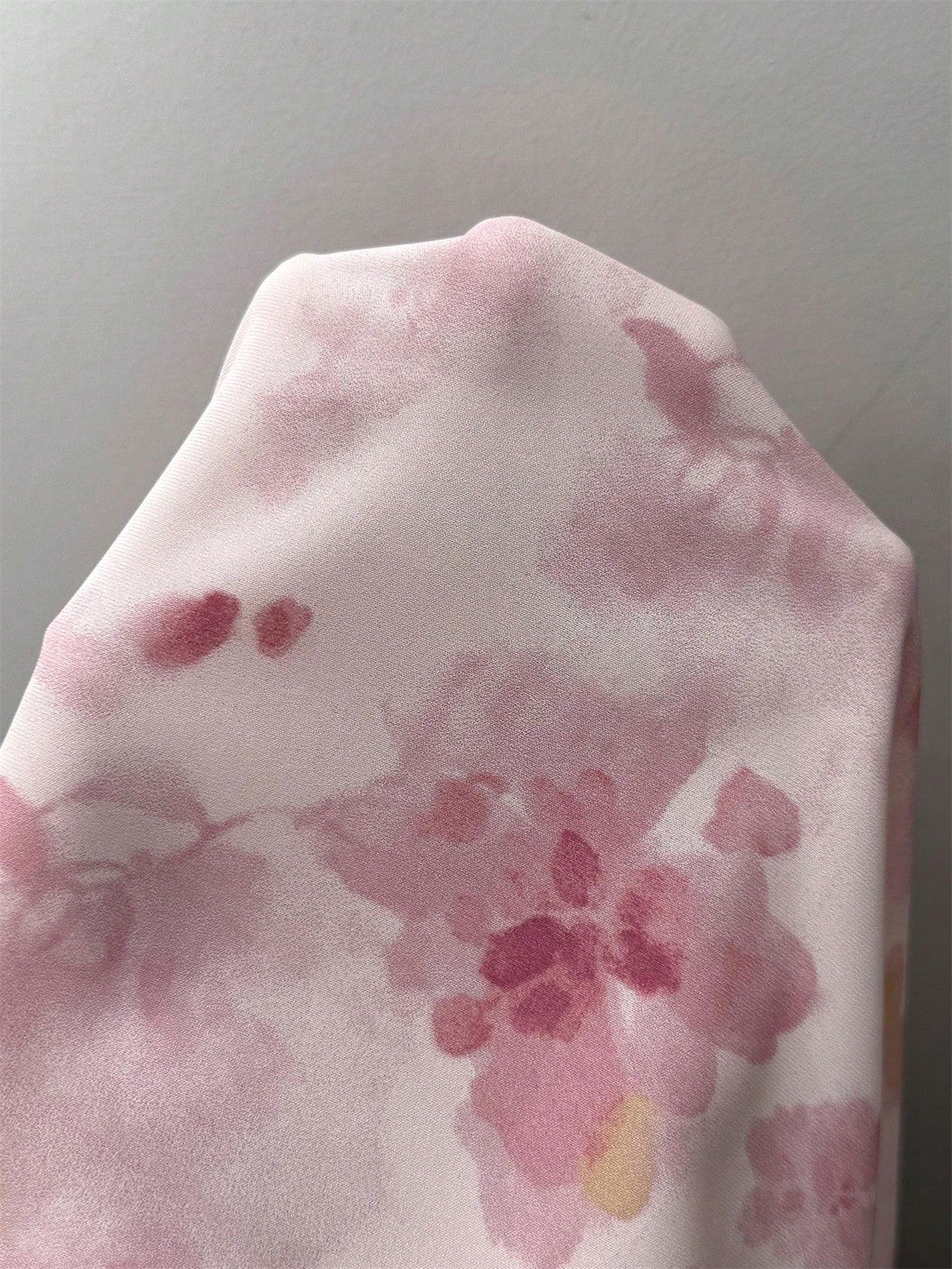 Printed Square Neck Long Sleeve Elegant Summer Dress