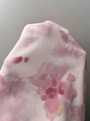 Printed Square Neck Long Sleeve Elegant Summer Dress