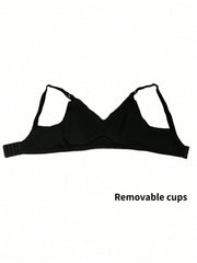 Maternity Solid Color Nursing Bra For Mother
