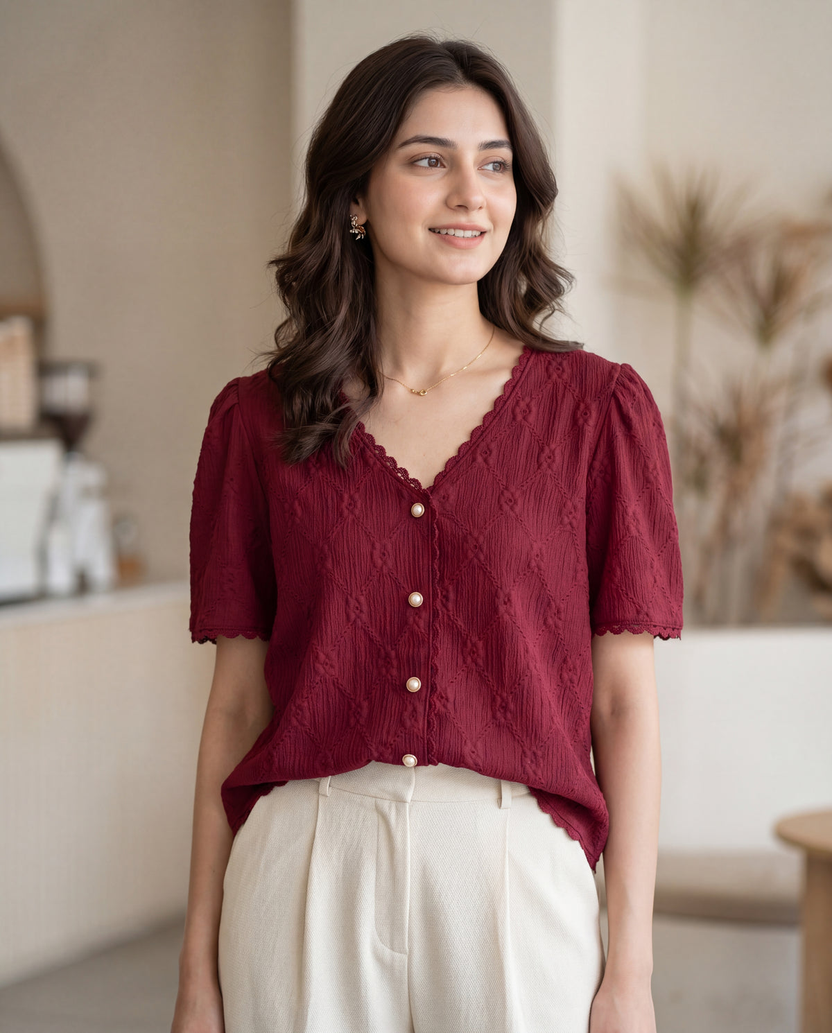 Short Sleeve Blouse