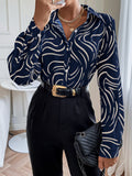 SHEIN Clasi Allover Print Shirt