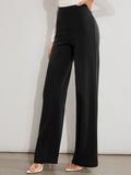 SHEIN Clasi Solid High Waist Wide Leg Pants Bootcut Wide Leg Pants Dress Pants