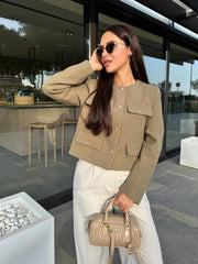 Women's Everyday Fashion Wear Tweed Jacket