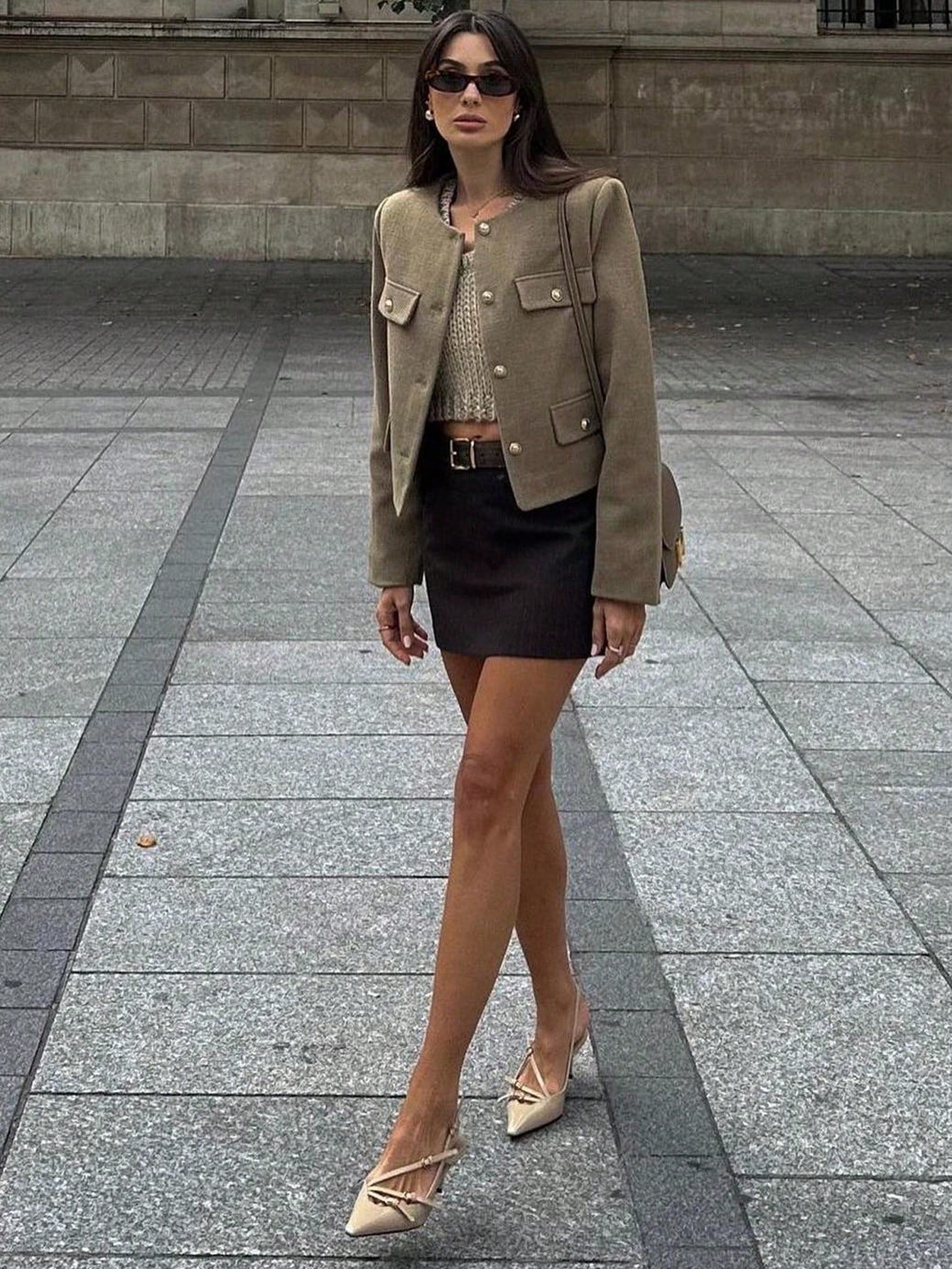 Women's Everyday Fashion Wear Tweed Jacket