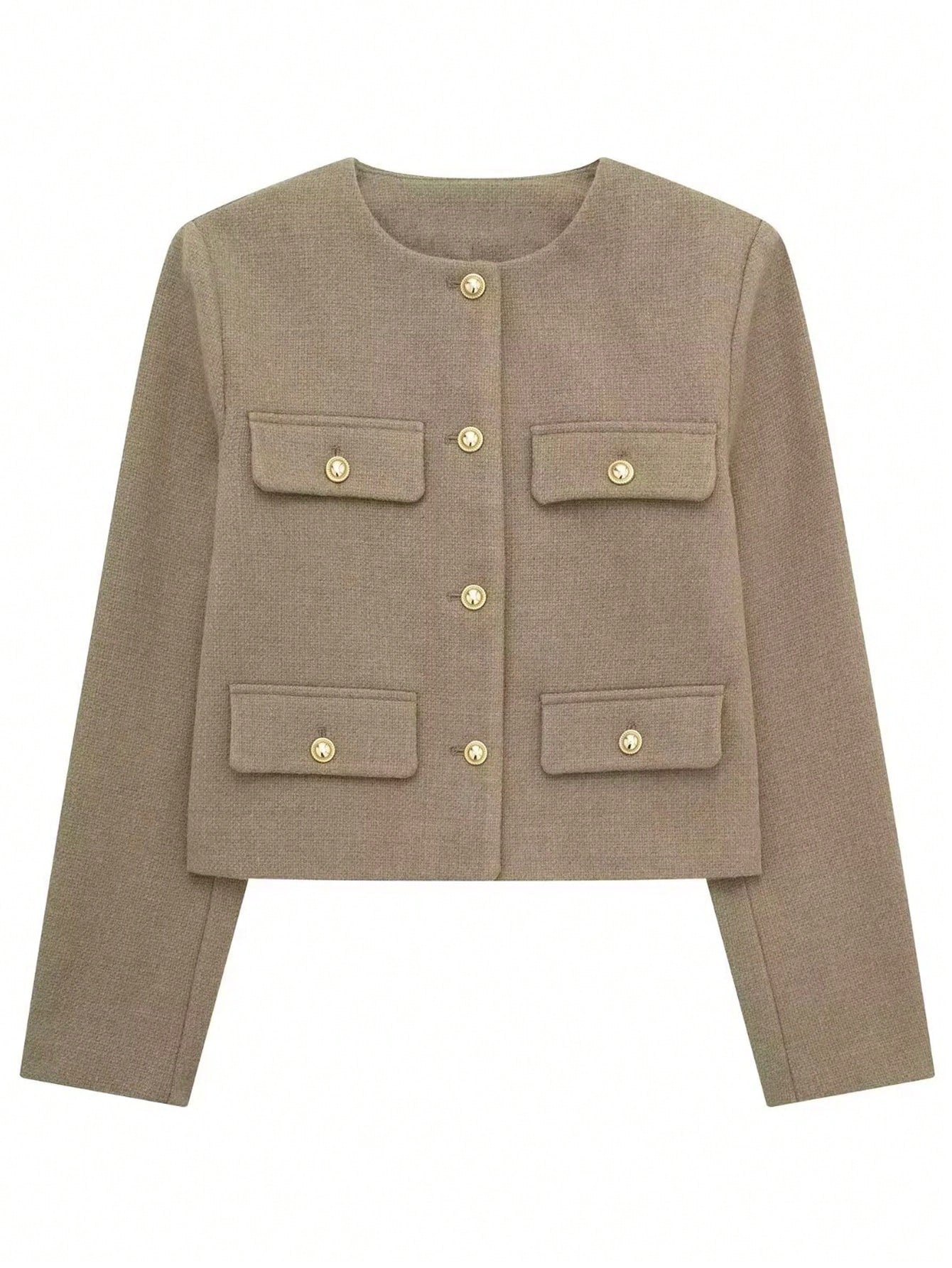 Women's Everyday Fashion Wear Tweed Jacket