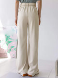 Shein Dazy-Less Plicated Detail Straight Leg Pants