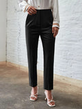 Shein Slant Pockets Seam Detail Pants